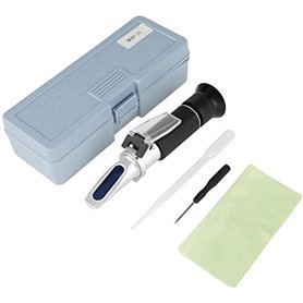 Brix Réfractomètre numérique professionnel Plage mesure s grés Brix 0-20% Outil contu Détection Sucre pour production sucre