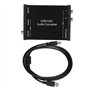 ASHATA Convertisseur Audio USB DAC, GV-023 Convertisseur Audio numérique vers analogique DAC Carte Son Audio USB pour 10/8.1/8/7