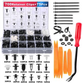 Uolor 775 Pcs Rivet Plastique Fixation