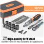 d'outils à tournevis à cliquet - Coffret à cliquet - Petit jeu d'embouts