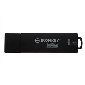 Kingston Technology IronKey D300 Lecteur USB Flash 64 Go USB Type-A 3.2 Gen 1 (3.1 Gen 1) Noir