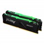 Kingston FURY Beast RGB 32GB (2x16GB) 2666MT/s DDR4 CL16 Mémoire Kit pour PC Kit de 2 KF426C16BBAK2/32