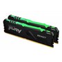 Kingston FURY Beast RGB 32GB (2x16GB) 2666MT/s DDR4 CL16 Mémoire Kit pour PC Kit de 2 KF426C16BBAK2/32