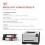 Toner Kingdom Cartouche de Toner Compatible pour HP 131X CF210X CF210A 131A pour HP Laserjet Pro 200 Color M251n M251nw M276nw, 
