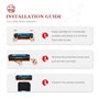 Toner Kingdom Cartouche de Toner Compatible pour HP 131X CF210X CF210A 131A pour HP Laserjet Pro 200 Color M251n M251nw M276nw, 