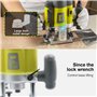 Défonceuse affleureuse électrique, DEWINNER à Bois 1200W, profession plastifieuse avec Accessoires DE-60082BMC