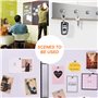 Newaner Aimants 28pcs, Lot de Aimant Néodyme Super Puissant pour Frigo, Petits Aimants pour Réfrigérateur, Plaque Magnétique, Po