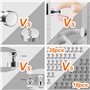 Newaner Aimants 28pcs, Lot de Aimant Néodyme Super Puissant pour Frigo, Petits Aimants pour Réfrigérateur, Plaque Magnétique, Po