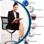 Coussin orthopédique pour hémorroïdes Emoobin pour Chaise de Bureau, Coussin pour soulager la Pression, idéal pour la Grossesse,