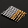 10pcs Fraise en Bout en Carbure Cémenté À Gravure Bits Sculpture Perceuse Outils Endated Mill 1-3mm