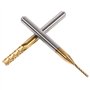 10pcs Fraise en Bout en Carbure Cémenté À Gravure Bits Sculpture Perceuse Outils Endated Mill 1-3mm
