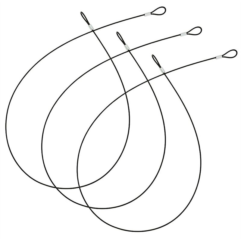 Sevrwell Lot de 3 cordons en acier inoxydable pour GoPro Hero Max/9/8/7/6/5/4/3+/3 (3 pièces), SJ4000, Xiaomi Yi 4K, caméras d'a