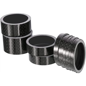Zivisk Lot de 8 écarteurs de vélo en aluminium pour tige de vélo de route sans filetage pour tige de 1 1/8 pouces 2 mm 3 mm 5 mm