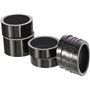 Zivisk Lot de 8 écarteurs de vélo en aluminium pour tige de vélo de route sans filetage pour tige de 1 1/8 pouces 2 mm 3 mm 5 mm
