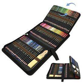 96 Crayons de Couleurs Avec Sac Inclus - Aquarellables