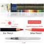 96 Crayons de Couleurs Avec Sac Inclus - Aquarellables, Gomme, Crayon de Charbon Graphite - Outils pour Dessiner, Idéal Cadeaux 