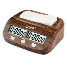 LEAP Horloge d'échecs numérique professionnelle pour jeux de société