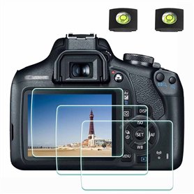ULBTER Protection écran pour Canon EOS 2000D 1300D 1200D et Housse de Sabot