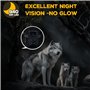 Coolife 28MP 1520P HD Caméra de Chasse Vitesse de Déclenchement 0.2s et 27 pcs Infrarouges LED de 940nm, Camera de Chasse Noctur
