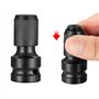 3 Pièces Adaptateurs de Douille 1/2" Carré à 1/4" Hexagonal, Convertisseur de Mandrin à Libération Rapide Hex Ratchet Socket Clé