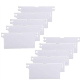 HO2NLE 10pcs Plaque de Lestage Store Californien Poids Lest Stores Verticaux Plaque Lestage Store Lamelle Verticale 89mm Pièce R