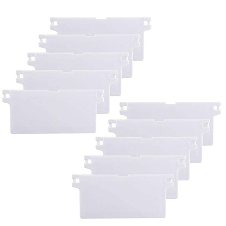 HO2NLE 10pcs Plaque de Lestage Store Californien Poids Lest Stores Verticaux Plaque Lestage Store Lamelle Verticale 89mm Pièce R