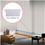 HO2NLE 10pcs Plaque de Lestage Store Californien Poids Lest Stores Verticaux Plaque Lestage Store Lamelle Verticale 89mm Pièce R