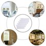 HO2NLE 10pcs Plaque de Lestage Store Californien Poids Lest Stores Verticaux Plaque Lestage Store Lamelle Verticale 89mm Pièce R