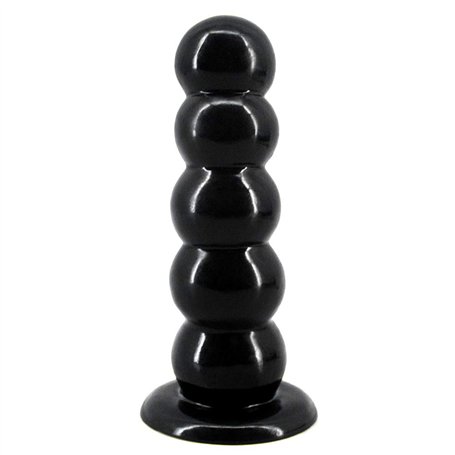 Roluck Plug Anale Dilatation Plug anal avec 5 boules anales gode anal avec ventouse