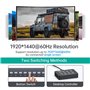 MT-VIKI Commutateur KVM VGA 8 ports 1U à montage en rack 8 x 1 - Prend en charge clavier, souris, haut-parleurs USB - Avec 8 câb