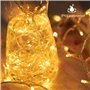 Hoteril Guirlande Lumineuse, Lumières de Noël 130LED 13M Intérieur et Extérieur 8 Modes Etanche Guirlande Led à Pile pour Noël M