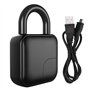 Cadenas Empreinte Digitale, Cadenas d'Empreinte Digitale Intelligent Serrure de sécurité Électronique Anti-vol Étanche pour Sall