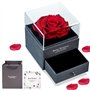 Boîte Rose Éternelle avec Bijoux