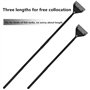 Grattoir Aquarium Algues Grattoir 15PCS Grattoir Algues Nettoyage Aquarium Aluminium Nettoyant Verre Aquarium Grattoir Nettoyage