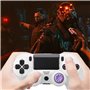TEUVO Thumbsticks, Silicone Joystick Grips Caps pour PS4 Controller et pour PS5 Controller à Aide avec Viser, Controller et Rédu