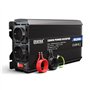 ERAYAK Convertisseur 12V 220V/230V 1500W/3000W Onduleur à Transformateur avec Télécommande & Double AC Prises de Courant pour RV