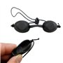 XLKJ Lunettes de Protection Laser Ajustable Lunettes de Sécurité Cache-Oeil pour Contre la Lumière Laser pour Luminothérapie