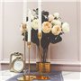 Amzeeniu Chandelier Bougeoir Dorés 3 Pcs,Chandelier de Mariage Différentes Tailles,23/28/33cm Candélabre pour Bougies de 2.2 cm 