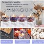 Candle Parfumées en Cire De Soja Naturelle pour L'aromathérapie