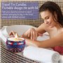BEYAOBN 9 Pièces Bougie Parfumée Ensemble Cadeau, Candle Parfumées en Cire De Soja Naturelle pour L'aromathérapie, Bath, Yoga, M