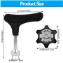 Dapuly Lot de 30 crampons antidérapants pour chaussures de golf - Avec clé à pointe de golf - Pour entraînement de golf