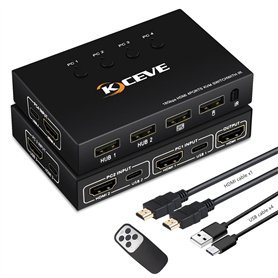 KVM HDMI Switch USB 4 port