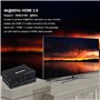 KVM HDMI Switch USB 4 port, Commutateur KVM HDMI 4K@ 60Hz Pour 4 Ordinateurs Partager Souris Cavier moniteur, Avec télécommande 