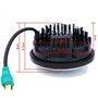 Locisne 5-3/4 "5.75" Projecteur à LED rond Projecteur Daymaker pour Harley Davidson Kickfaire Projecteur de moto 45W 9 ampoule L