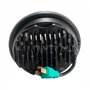 Locisne 5-3/4 "5.75" Projecteur à LED rond Projecteur Daymaker pour Harley Davidson Kickfaire Projecteur de moto 45W 9 ampoule L