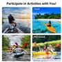 SNAGAROG 10 Pcs Accessoire Bateau d’Anneaux Crochets d'Arrimage en Acier INOX D-Rings Anti-Corrosion Anneaux d'Amarrage avec Vis