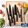 Couteaux De Chef Noirs Tranchants Pour Couper Vian