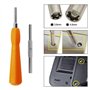 Cemobile Tournevis Gamebit 4,5 mm 3,8 mm, kit de tournevis Gamebit de sécurité à double extrémité pour ouvrir NES, SNES, N64, Ga