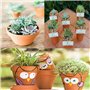 Molyorch 12 pièces Pot en Terre Cuite de Succulent Cactus, pour Cactus, Fleurs, Plantes Grasses, Parfaits pour LeJardinage, Le B