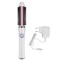 Sèche cheveux Brosse à air chaud, brosse à rouleau à cheveux, brosse pour fer à friser Lisseur rechargeable avec deux tensions F